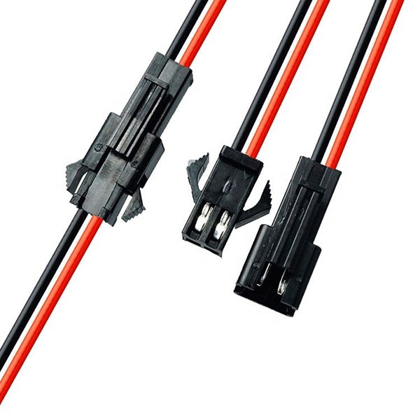 SM-2pin红黑公母对插线